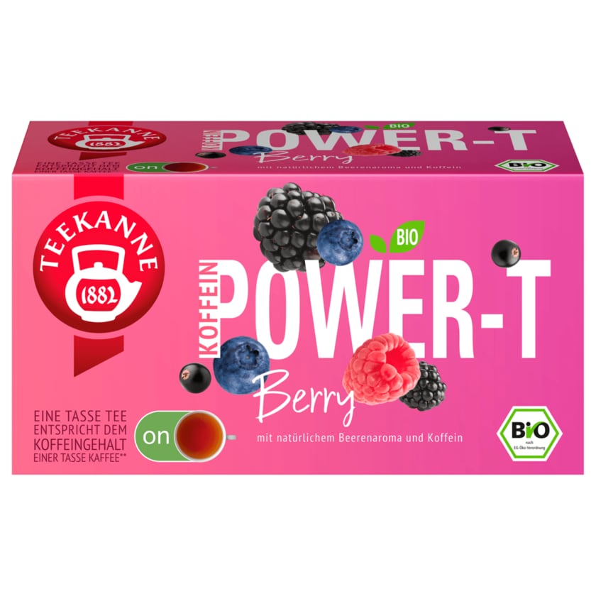 Teekanne Bio Koffein Power-T Berry 75g